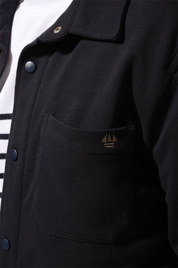 Veste marine pour homme hublot
