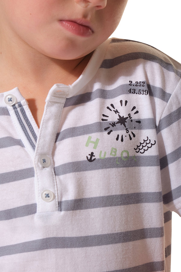 TEE-SHIRT_BLANC_BLEU_ENFANT hublot