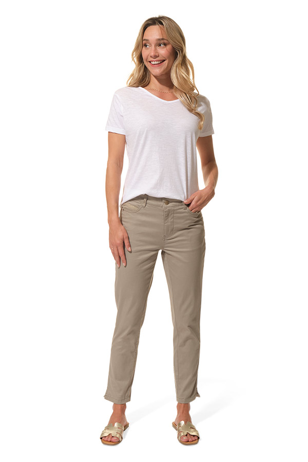 PANTALON KAKI FEMME hublot