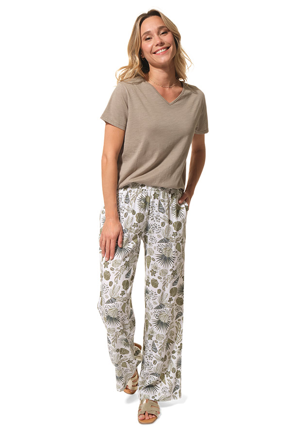 TEE-SHIRT KAKI FEMME hublot
