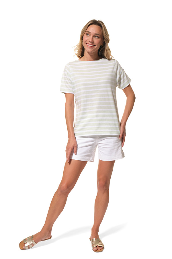 babord femme teeshirt vert hublot mode marine