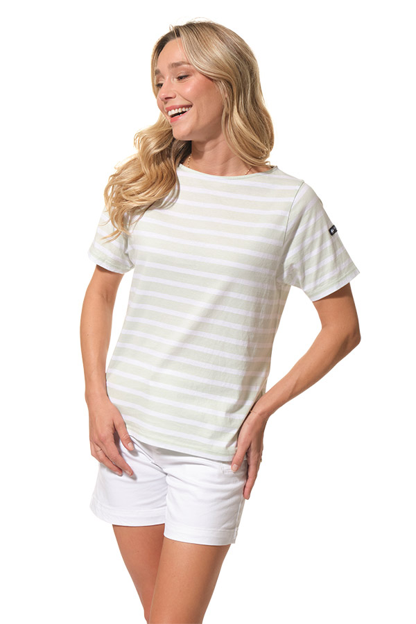 babord femme teeshirt vert hublot mode marine