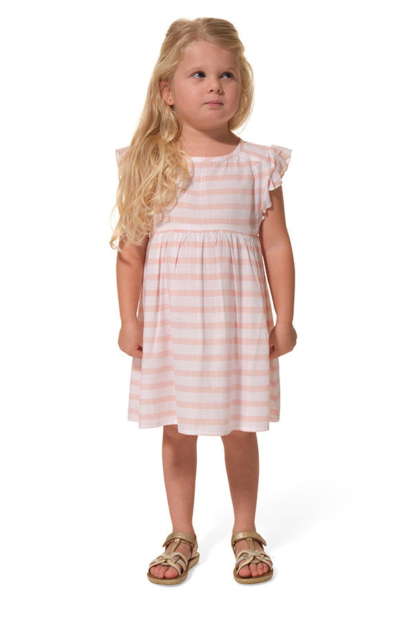 lapazeenf robe fille raye pêche hublot mode marine