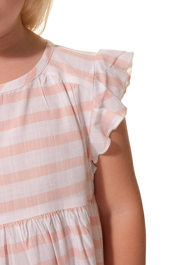 lapazeenf robe fille raye pêche hublot mode marine