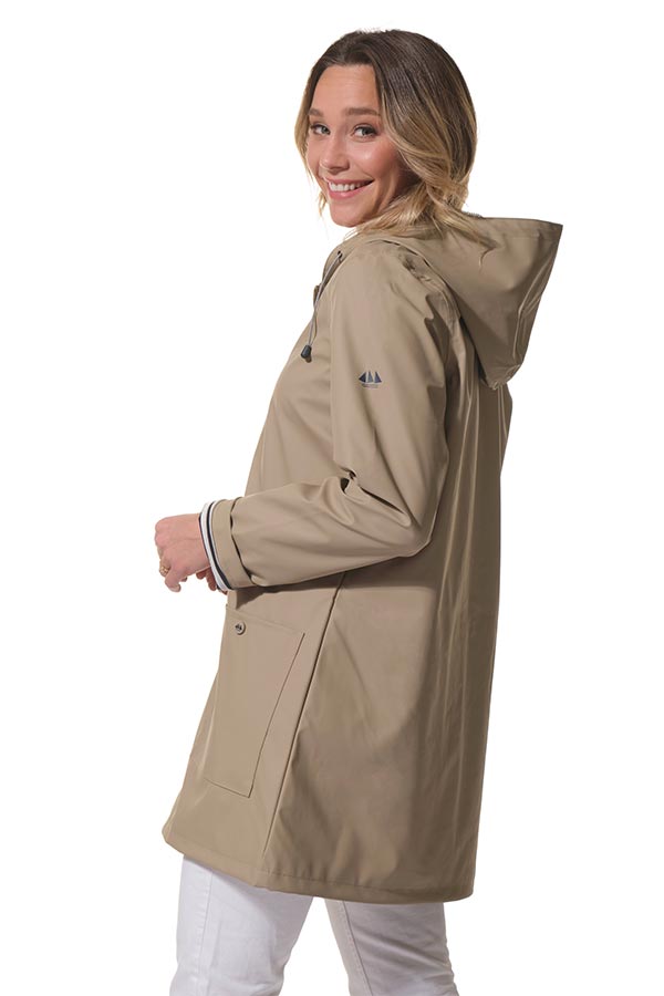 Ciré marin à capuche imperméable femme HELENA HUBLOT NICE