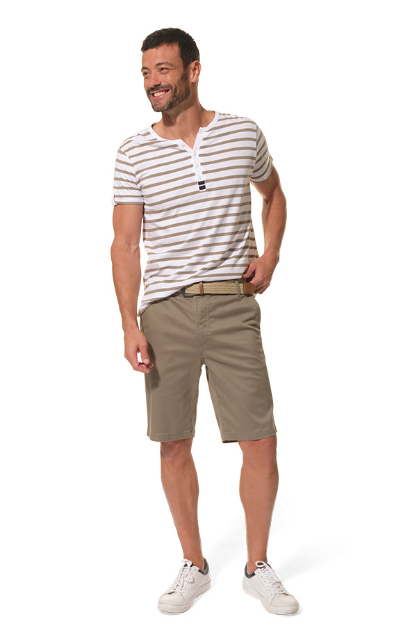 Forest homme bermuda kaki hublot mode marine