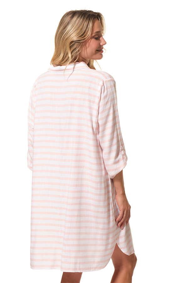 EVANNA femme robe pêche hublot mode marine