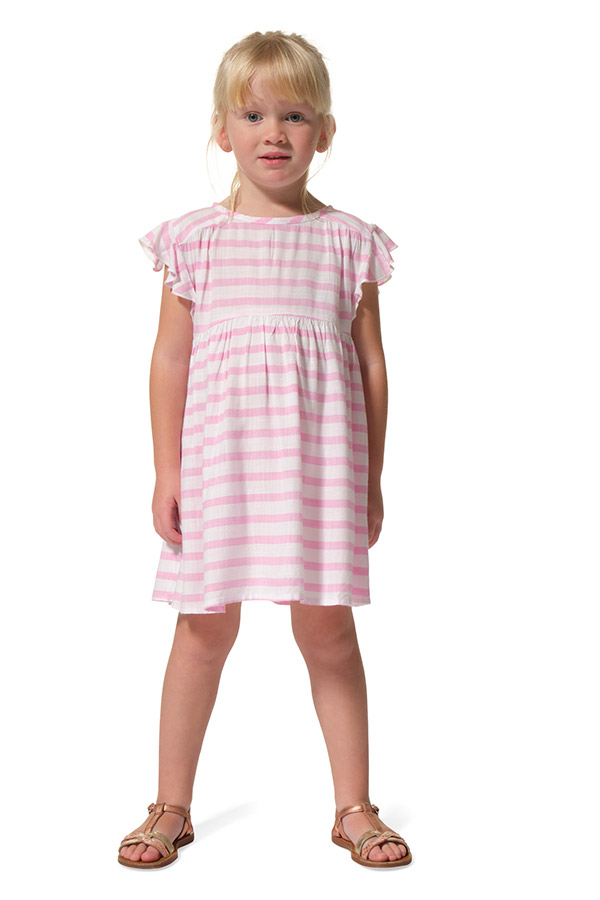 LAPAZE robe fille rose hublot mode marine