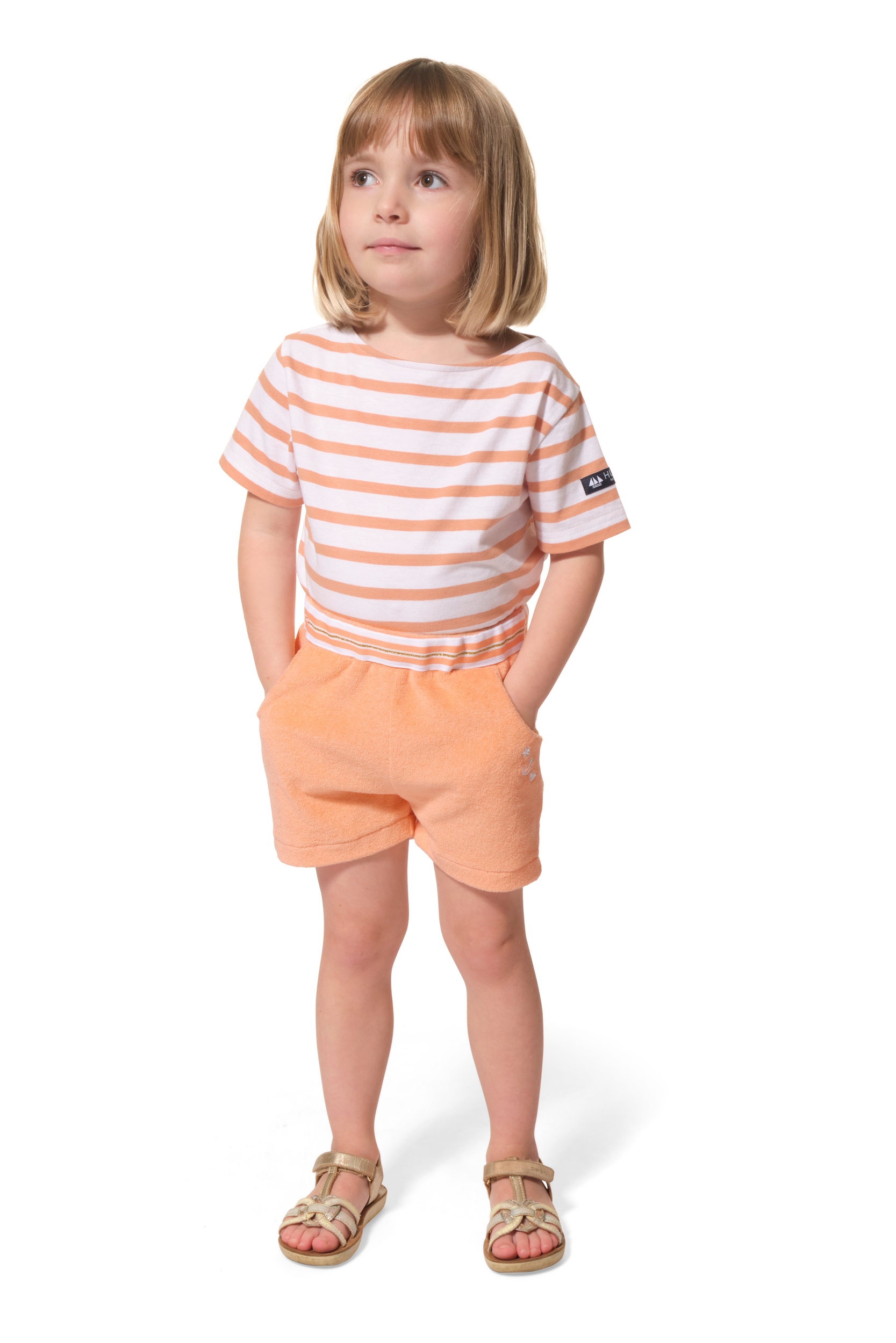 wissa short  fille pêche hublot mode marine