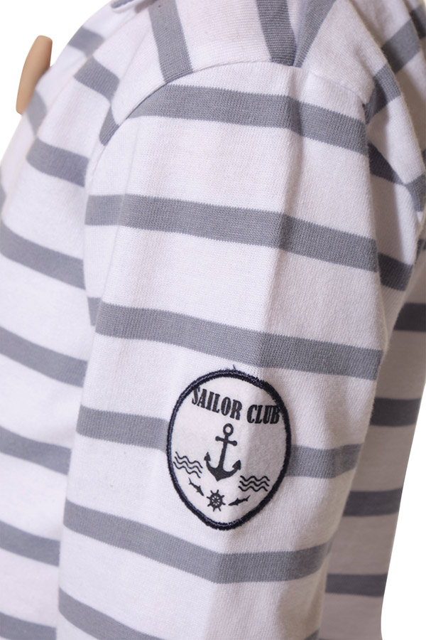 maloenf tshirt garçon bleu hublot mode marine