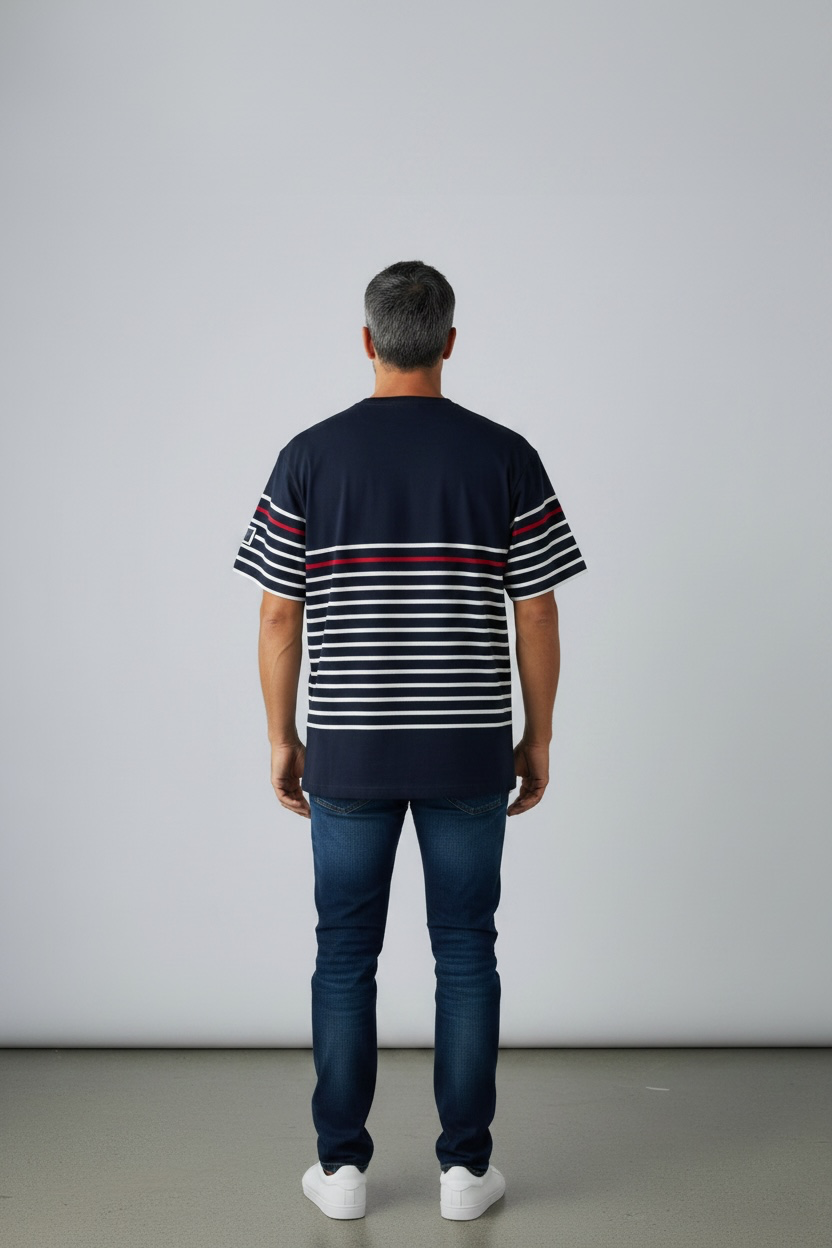 T shirt HUBLOT bleu/marine/rouge