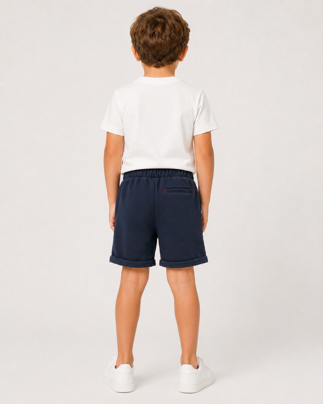 Short enfant marine hublot