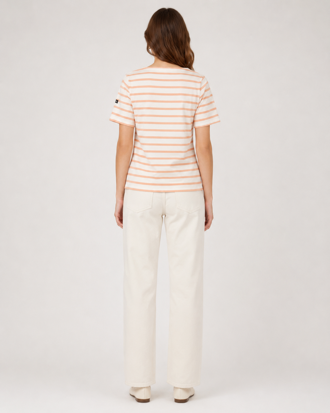 T shirt orange blanc hublot femme
