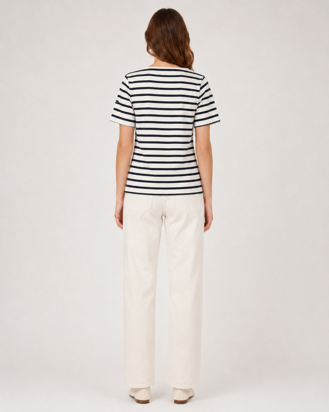 T shirt marine blanc hublot femme