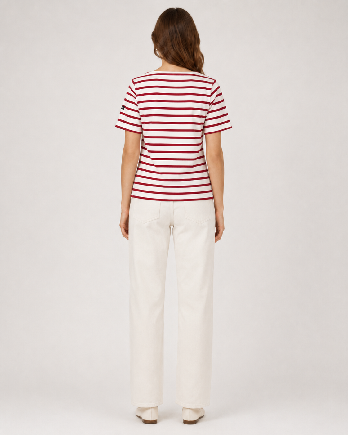 T shirt rouge blanc hublot femme