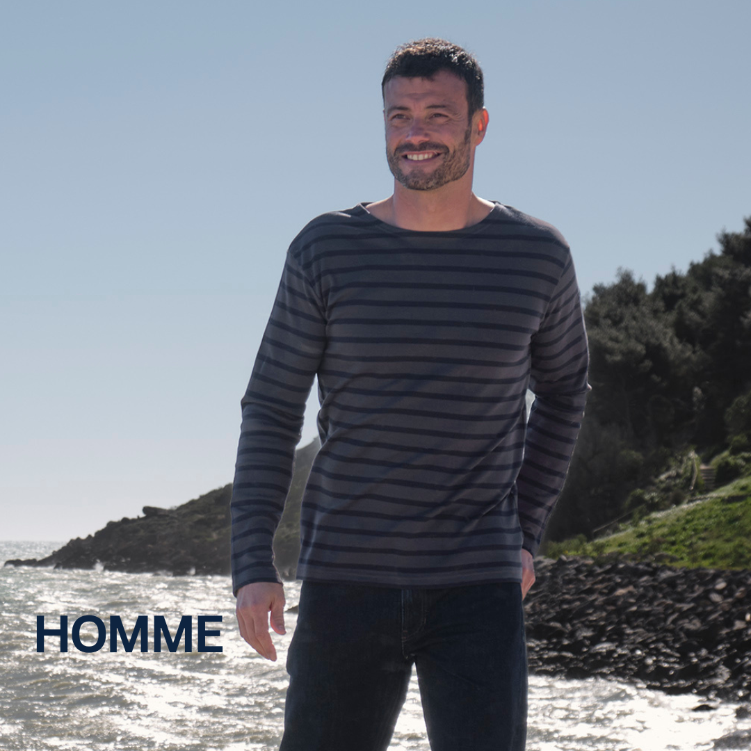 Marinière pour homme Hublot mode marine