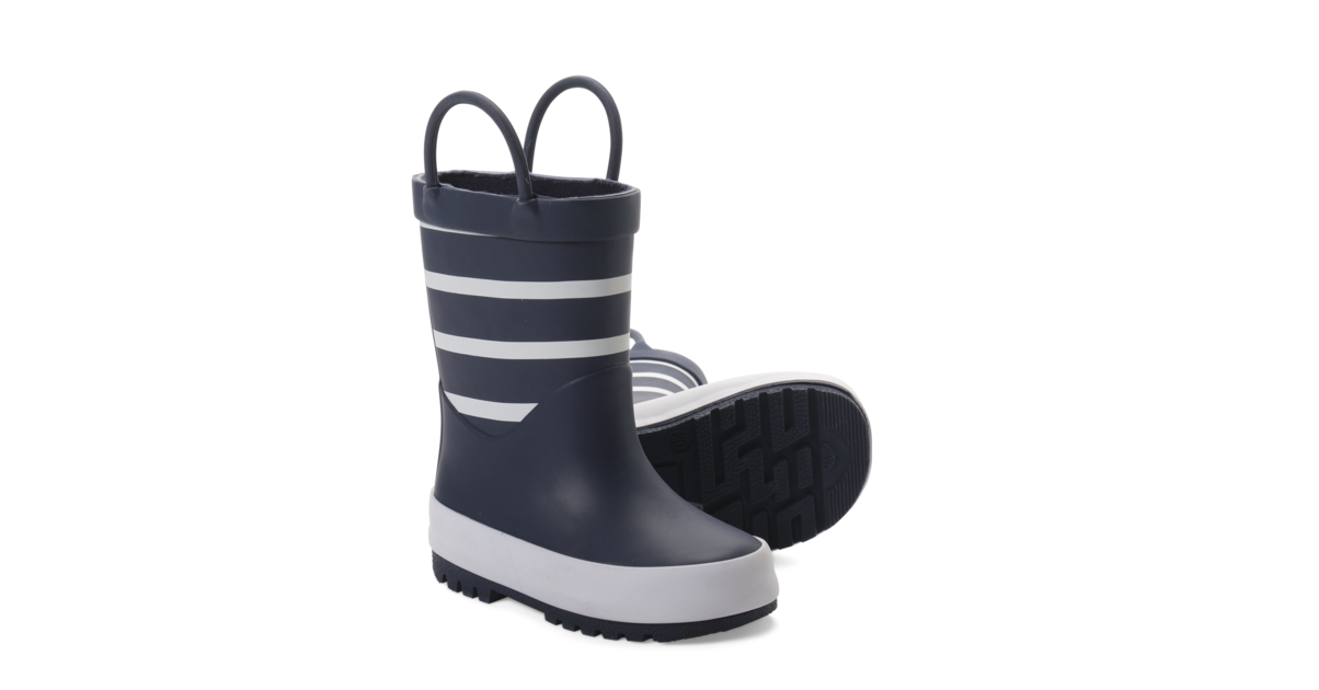 Bottes en caoutchouc rayées mode marine pour bébé Bébé