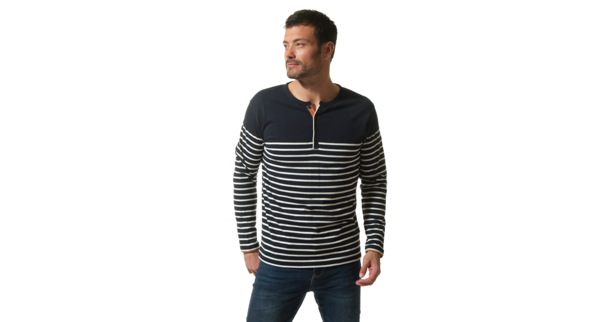 T-shirt Hublot Homme Coton Bleu Taille XL Col équipage - Marine Département - Bon état
