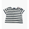 marinière blanc marine bébé