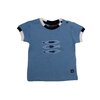 tee-shirt manche courte bleu pour garçon hublot
