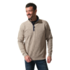 pull vol zippé en beige pour homme hublot