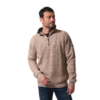pull vol zippé en beige pour homme hublot