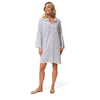 evanna robe bleu raye femme hublot mode marine