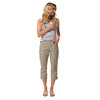 LINDA femme pantacourt kaki hublot mode marine