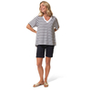EDITH femme teeshirt blanc marine hublot mode marine