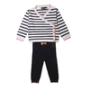 athenalay ensemble bébé fille hublot mode marine