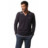 Pull homme en coton col polo fantaisie bicolore FLORIDE (2)