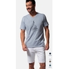 Tee-shirt en coton homme manches courtes avec animation bateau CLYDE Hublot Mode Marine Nice