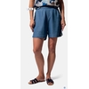 Short femme en tencel couleur jean denim clair coupe fluide EVELINE
