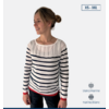 Pull marin femme ANDREA rayé ajouré
