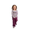 T-shirt marin en coton pour enfant fille IDALINE rayures et manches longues Hublot mode Marine Nice