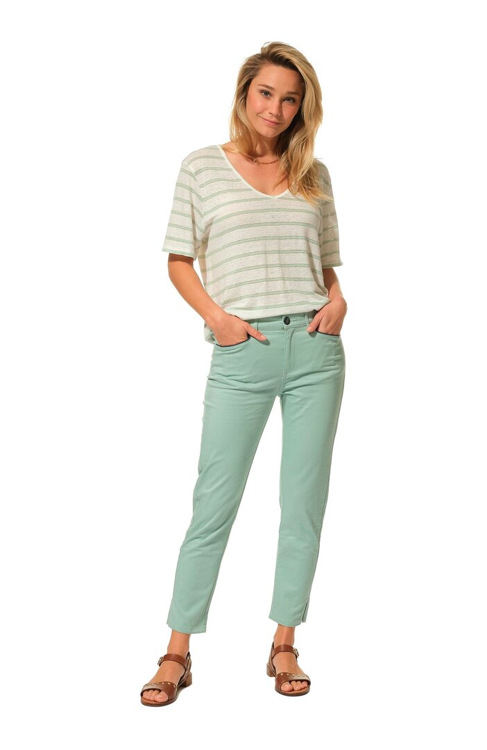 Jean Jodhpur Pour Femme, Taille 42, Vert Menthe, Coupe Fuselée - Occasion En Bon état