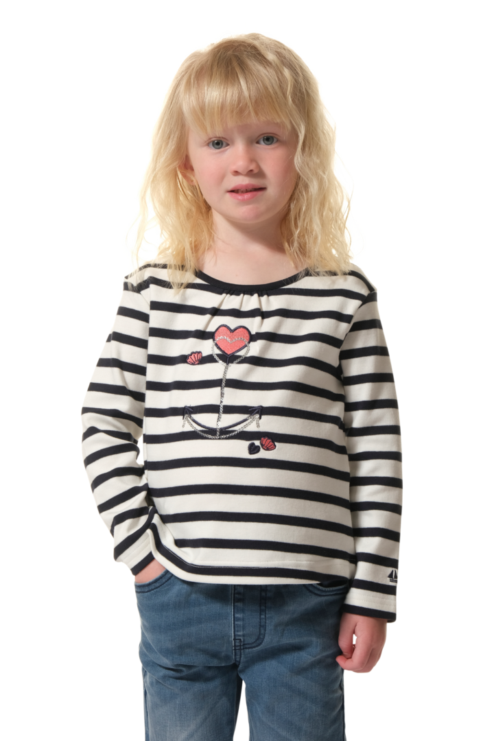 Lot De 3 T-shirts Manches Longues Chicco Fille - Coton Bio - Motifs Pailletés