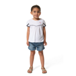 tee-shirt blanc fille