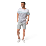 marinière blanc marine vert homme