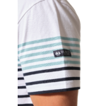marinière blanc marine vert homme