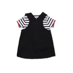 ensemble tee-shirt robe marine blanc rouge bébé fille