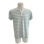 marinière blanc vert homme