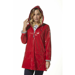 laurinda ciré femme rouge hublot mode marine