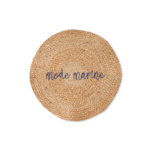 sac en paille rond marine