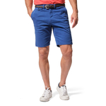bermuda avec ceinture bleu pour homme