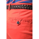 bermuda avec ceinture orange pour homme