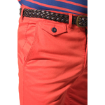bermuda avec ceinture orange pour homme
