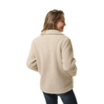 veste polaire beige pour femme