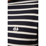 tee-shirt marine et ecru pour homme