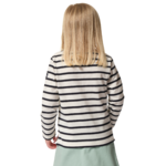 marinière ecru marine manche longue pour fille